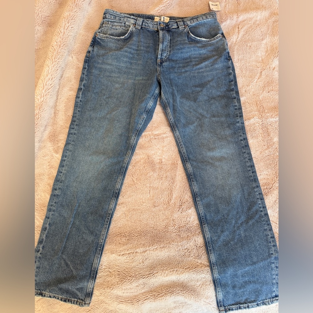 Fee People Curvy straight leg jeans